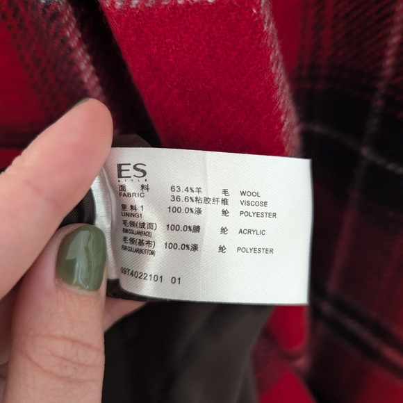 ES Style Wool Blend Mini Dress With Removable Faux Fur Collar - Picture 5 of 8